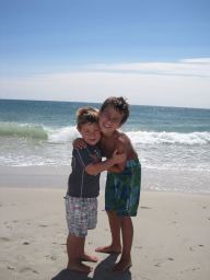 Beach picture of the boys